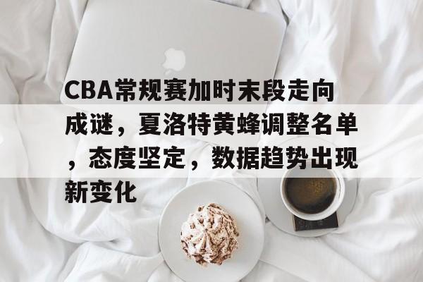 熊猫体育 中国 官方网站-CBA常规赛加时末段走向成谜，夏洛特黄蜂调整名单，态度坚定，数据趋势出现新变化